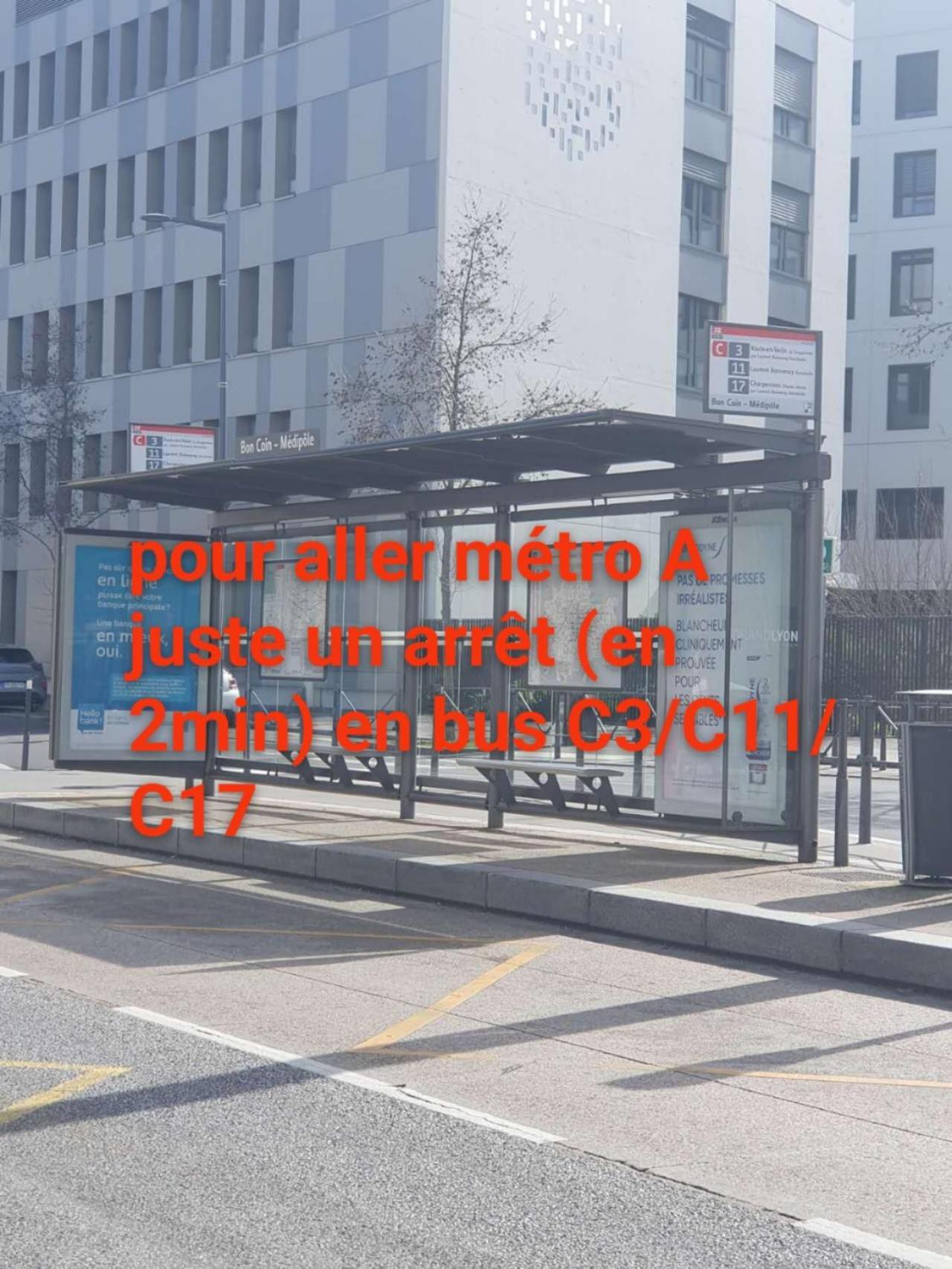 Medipole T2 Avec Un Garage Gratuit Sur Place, 16min A Centre Lyon En Metro A Appartement Villeurbanne