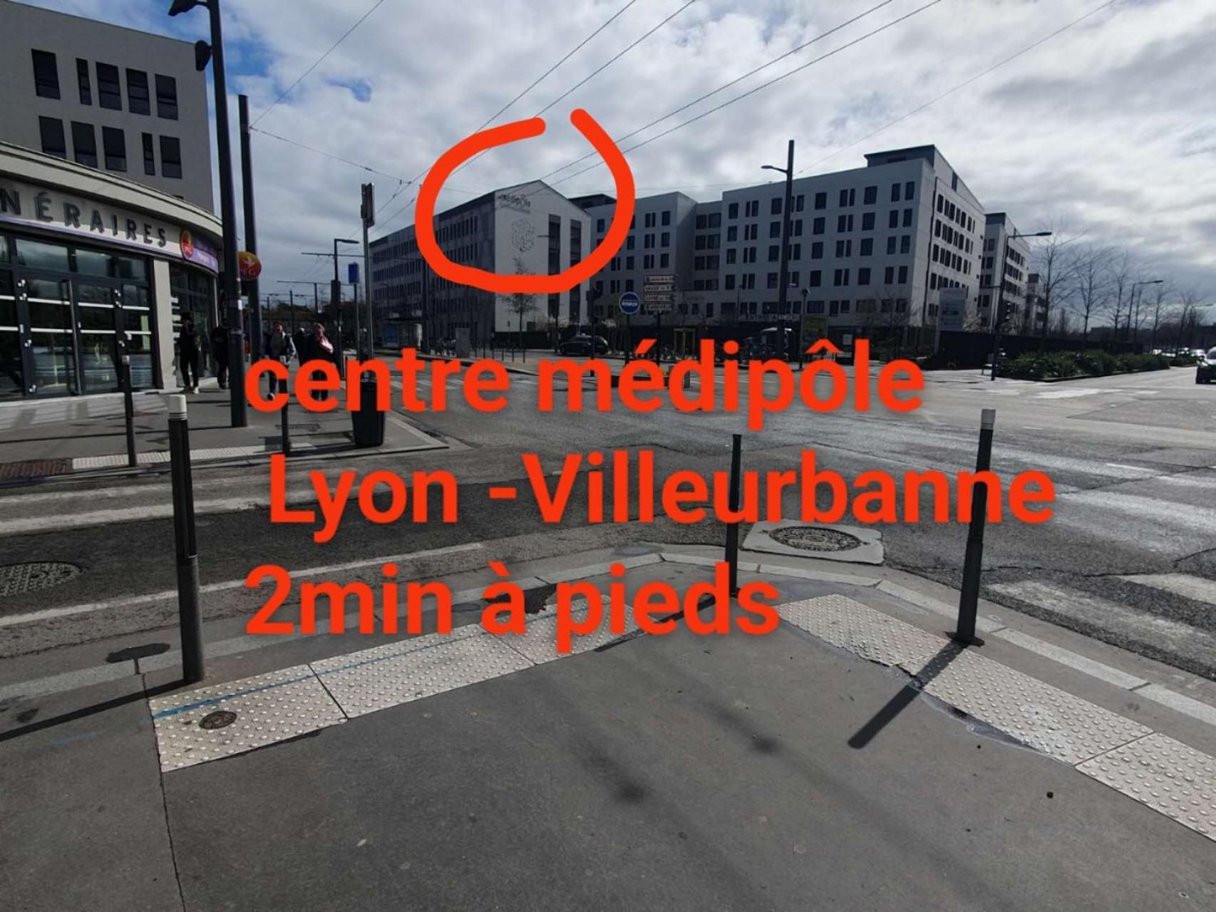 Medipole T2 Avec Un Garage Gratuit Sur Place, 16min A Centre Lyon En Metro A Villeurbanne